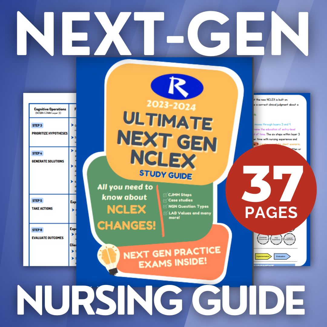 Next Generation NCLEX (NGN) Study Guide ReMar Review NCLEX V2 Nurse